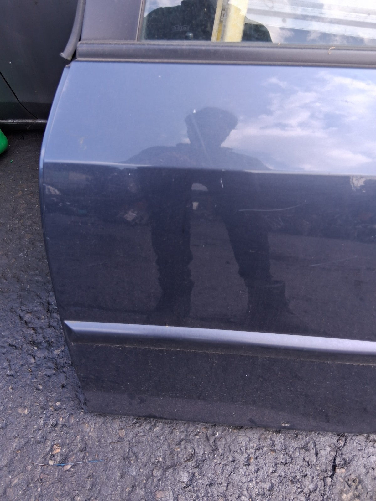 2007 HONDA JAZZ MK2 NSR PASSENGER SIDE REAR LEFT COMPLETE DOOR BLUE