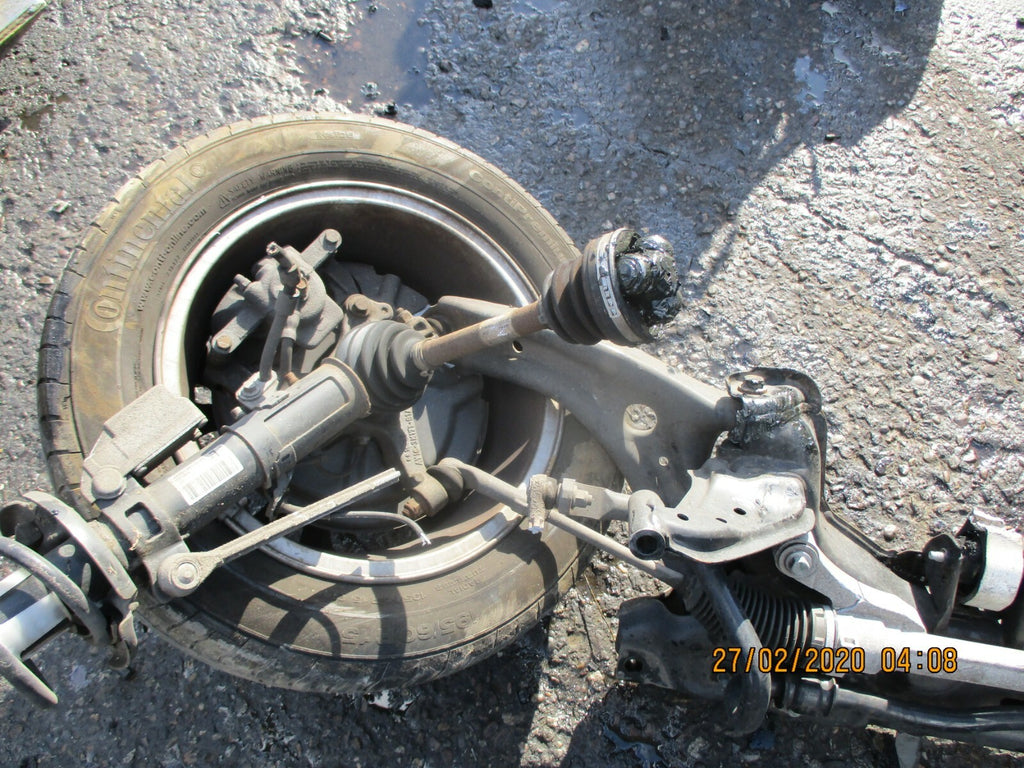 FORD B MAX 1.6 PETROL 2017 COMPLETE FRONT SUB FRAME AXLE DISC HUB SHOCK SPRING