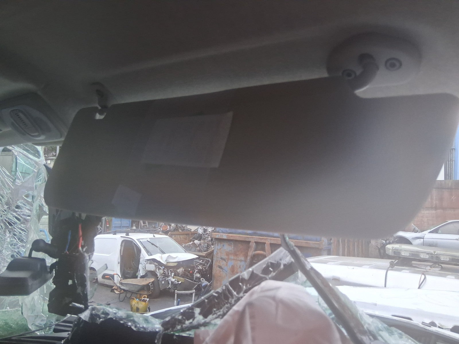 2025 FIAT DUCATO MK3 HIGH ROOF OSF DRIVER SIDE FRONT RIGHT SUN VISOR SHADE