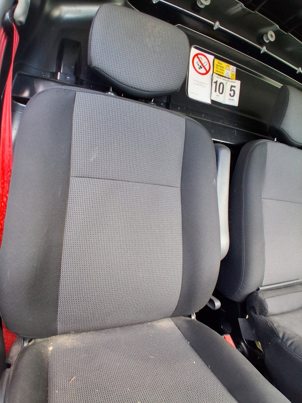 2024 RENAULT MASTER MK3 OSF DRIVER SIDE FRONT COMPLETE SINGLE SEAT FABRIC
