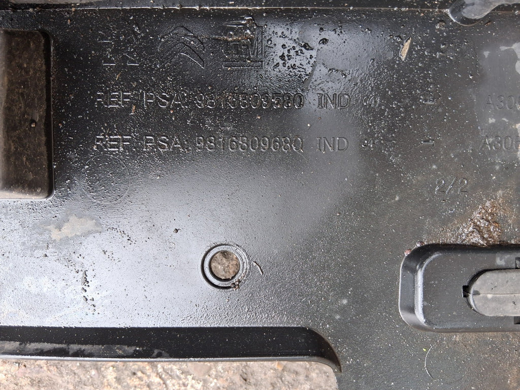 2023 CITROEN BERLINGO MK3 FRONT BUMPER UNDER TRAY COVER 9816809680