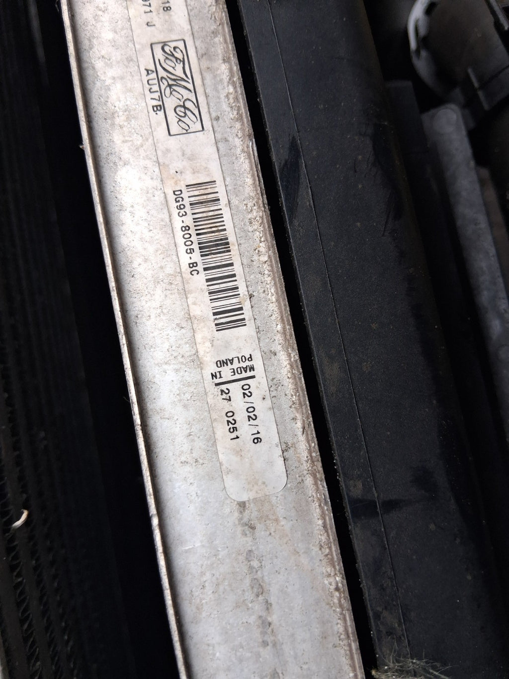2017 FORD MONDEO MK5 AUTO COMPLETE RADIATOR RAD PACK DG938005BC