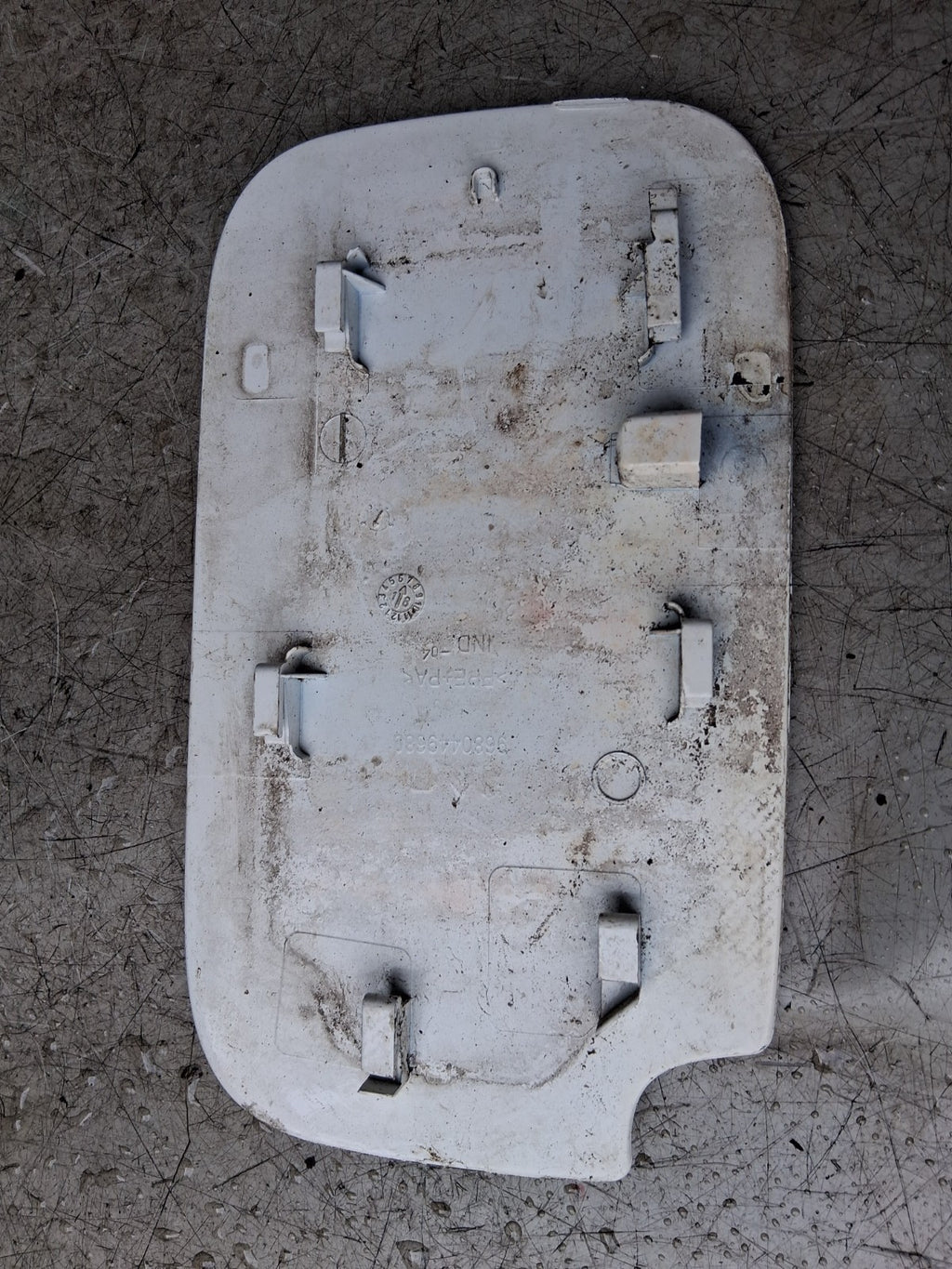 2018 CITROEN BERLINGO MK2 FUEL FLAP LID COVER WHITE 9680449680