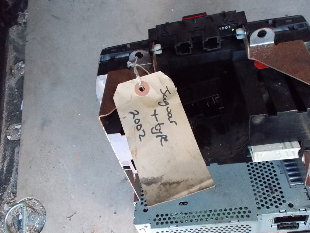 JAGUAR X TYPE 2002 RADIO CASSETTE DASH HEATING CONTROL 1X4318K876 AB
