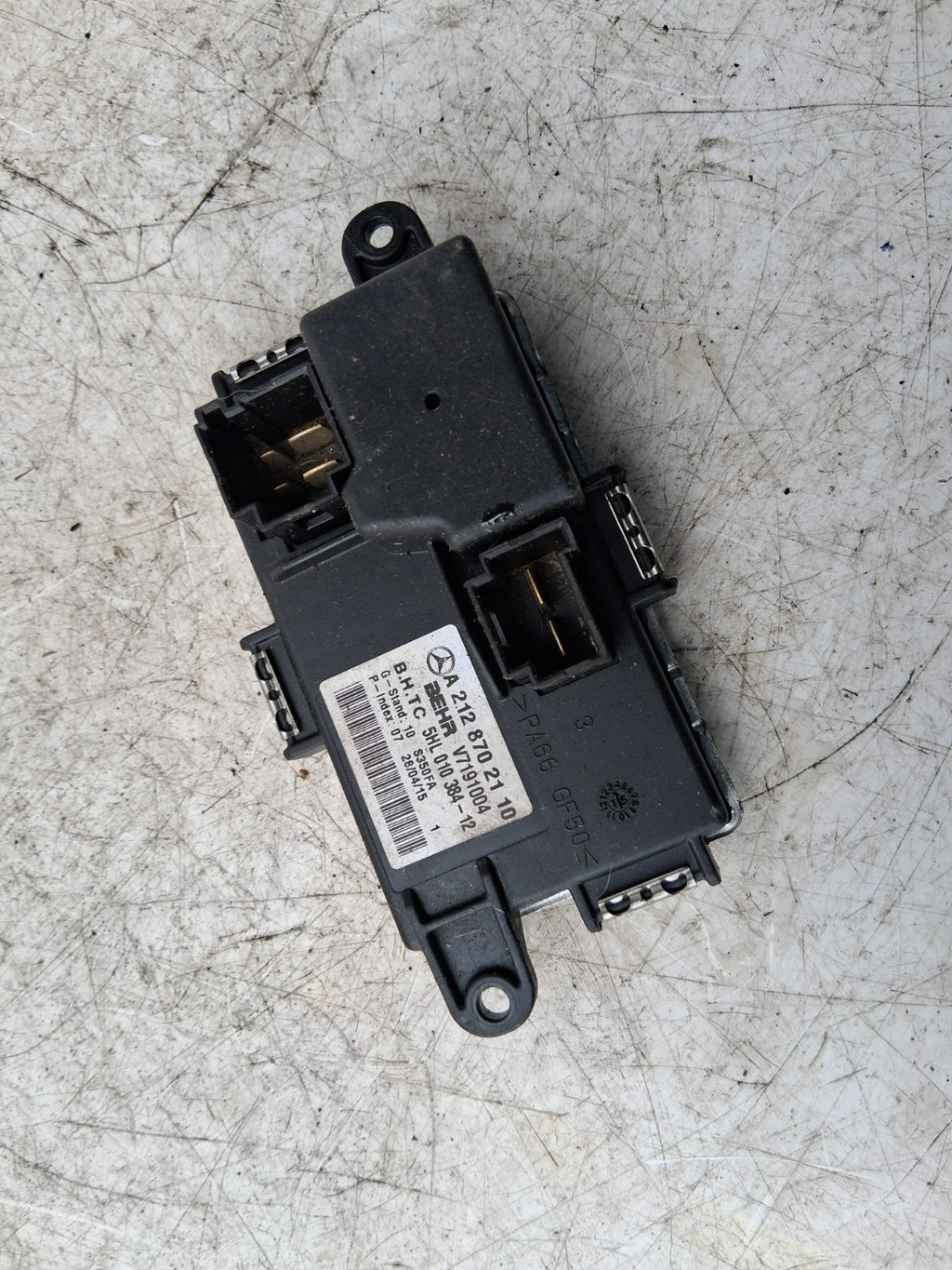 2015 MERCEDES BENZ SPRINTER W907 HEATER BLOWER MOTOR FAN RESISTOR A2128702110