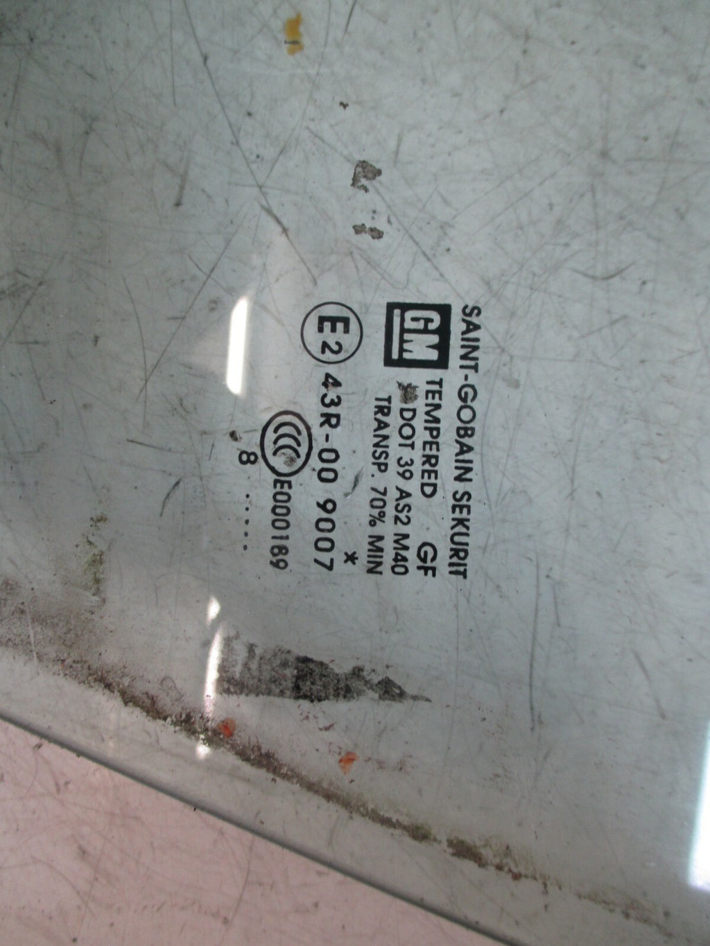 VAUXHALL CORSA D 2009 2 DOOR NS FRONT PASSENGER SIDE WINDOW DOOR GLASS