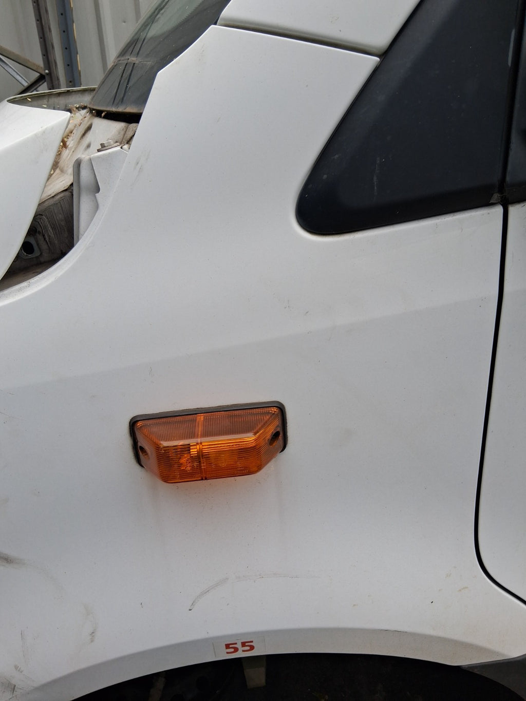 2018 MERCEDES BENZ SPRINTER W907 NSF PASSENGER SIDE FRONT LEFT WING PANEL WHITE