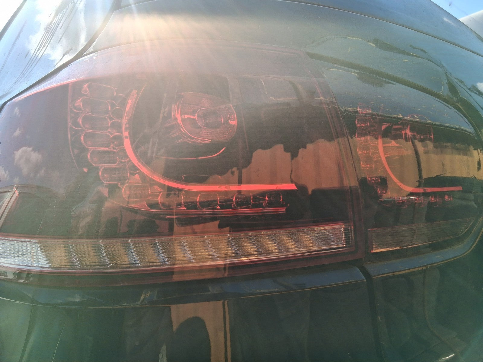2012 VW VOLKSWAGEN GOLF MK6 NSR PASSENGER SIDE REAR OUTER TAIL LIGHT LAMP