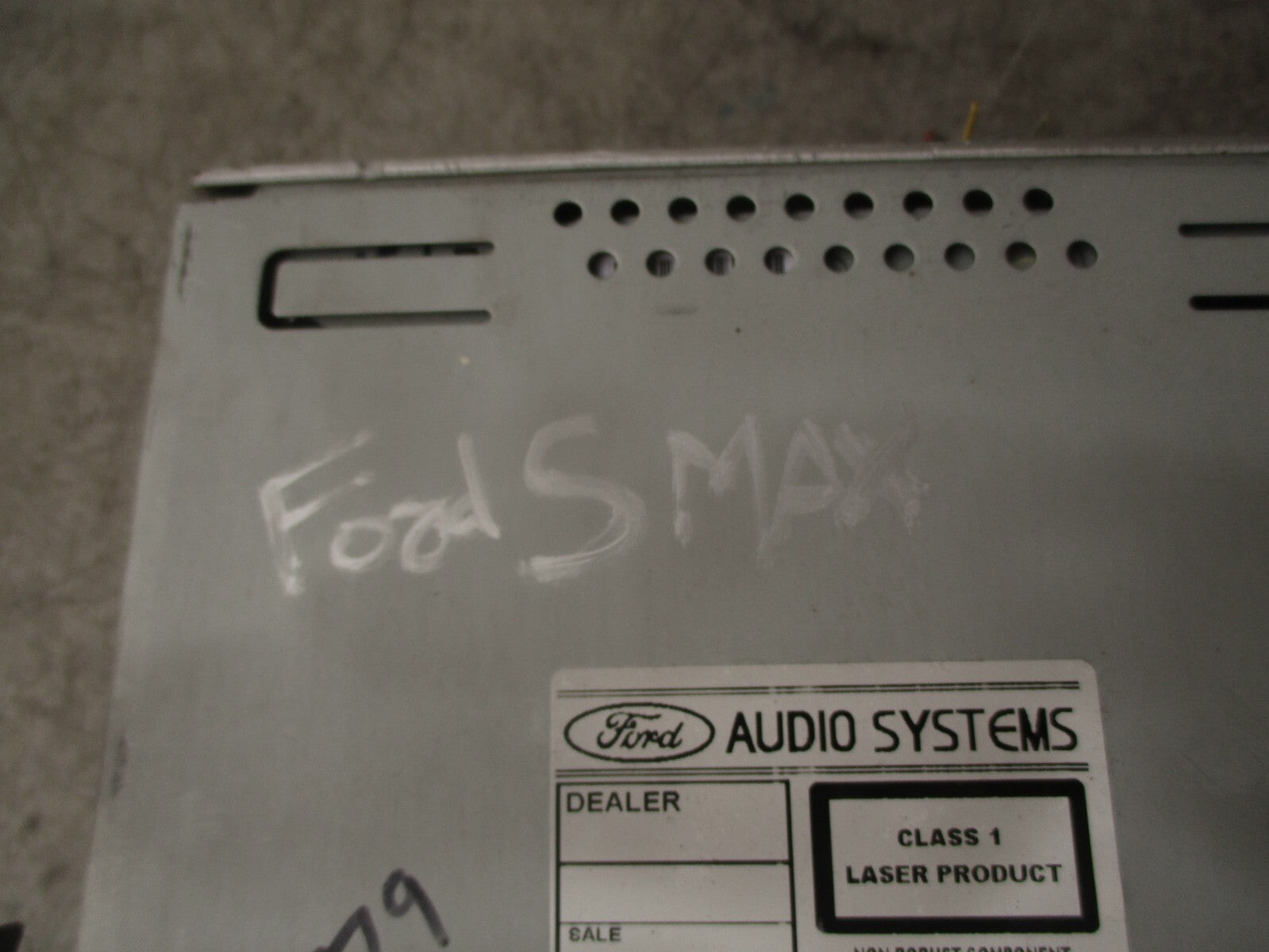 2007 FORD S MAX RADIO CD PLAYER STEREO HEAD UNIT 6M2T18C815BF