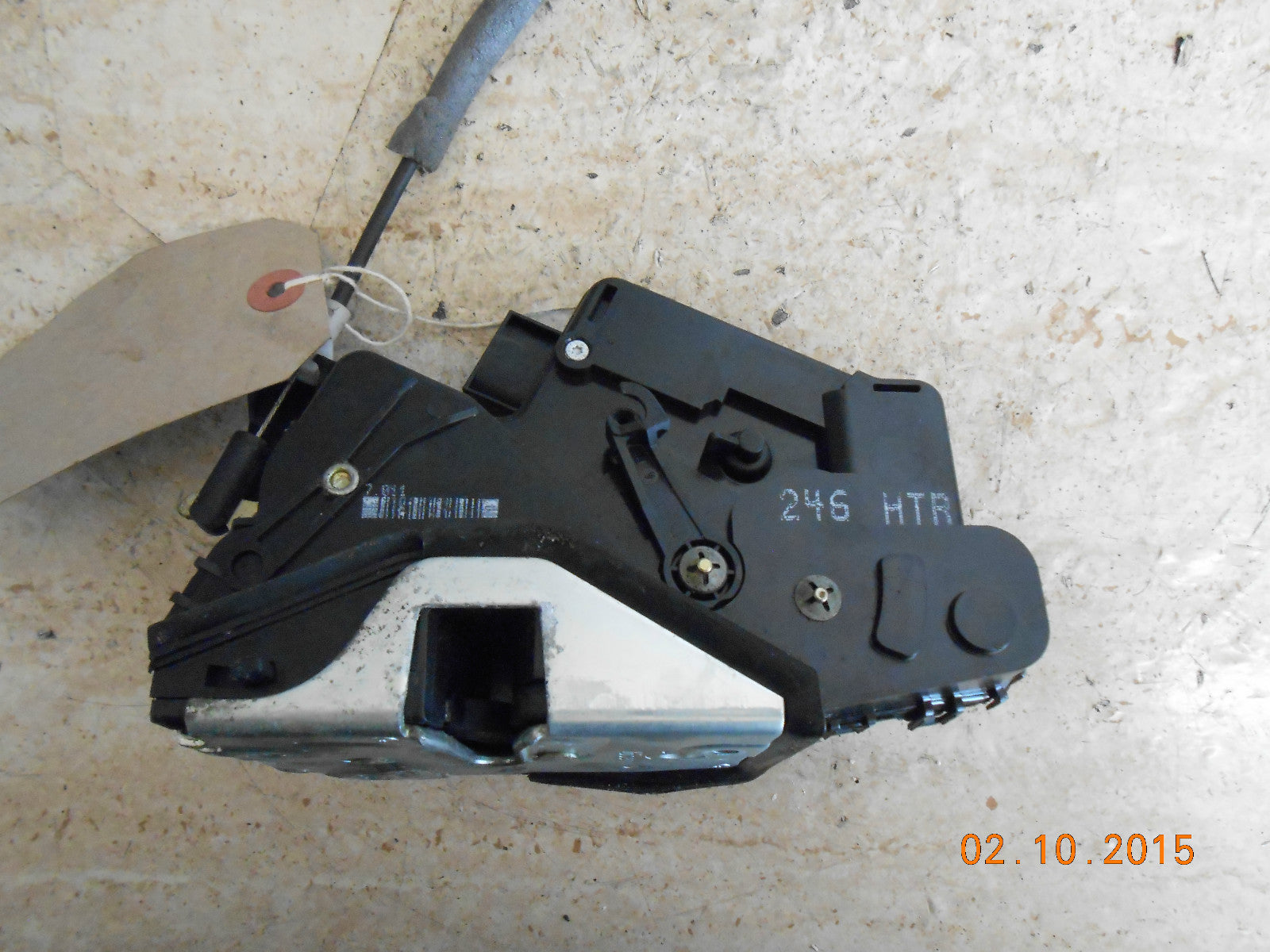 BMW 3 SERIES E46 330 2001 OSR DRIVER REAR DOOR LOCK MECHANISM MECH 246HTR
