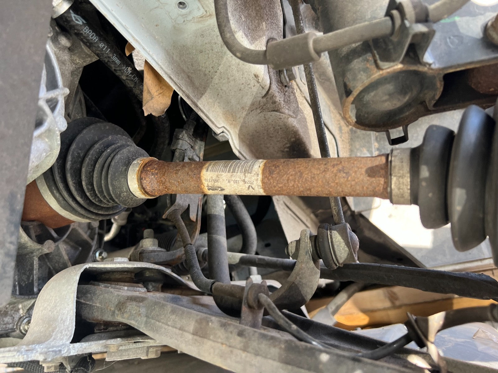 2024 RENAULT TRAFIC X82 MK3 NSF PASSENGER SIDE FRONT DRIVESHAFT 391018696R