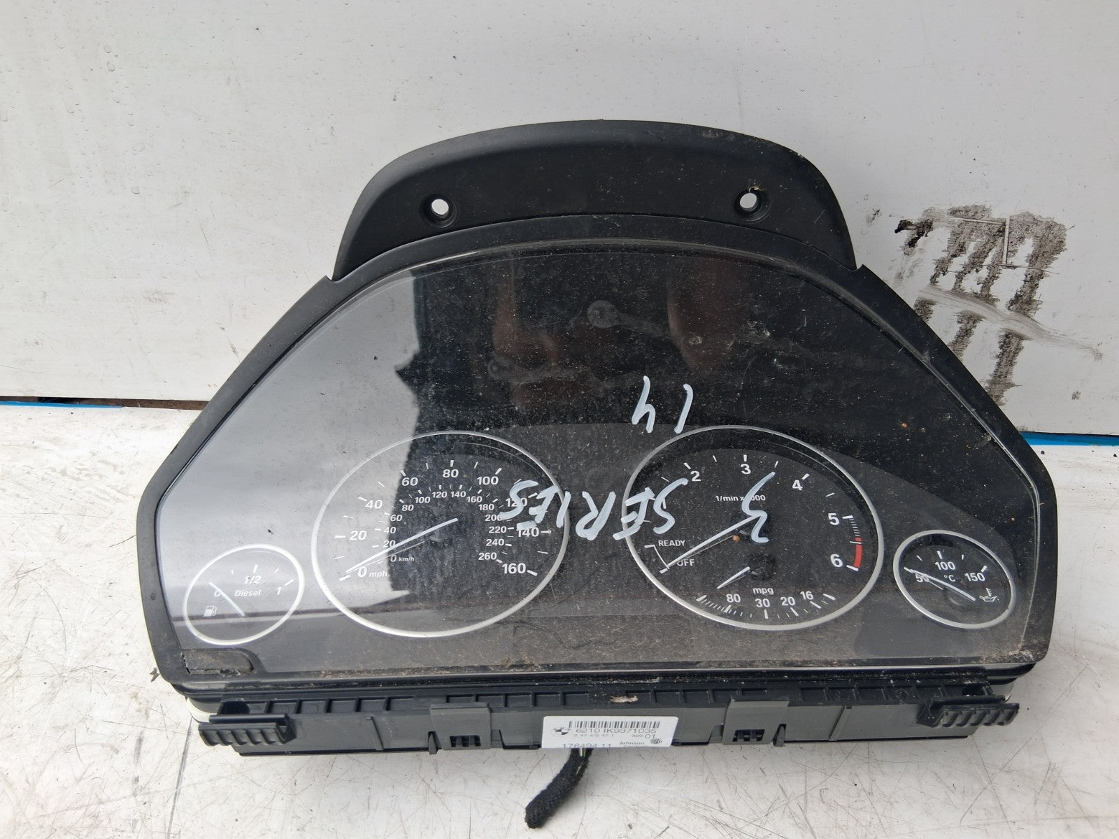 2014 BMW 3 SERIES F31 2.0 DIESEL MAN SPEEDO INSTRUMENT CLUSTER 9371035 9232893