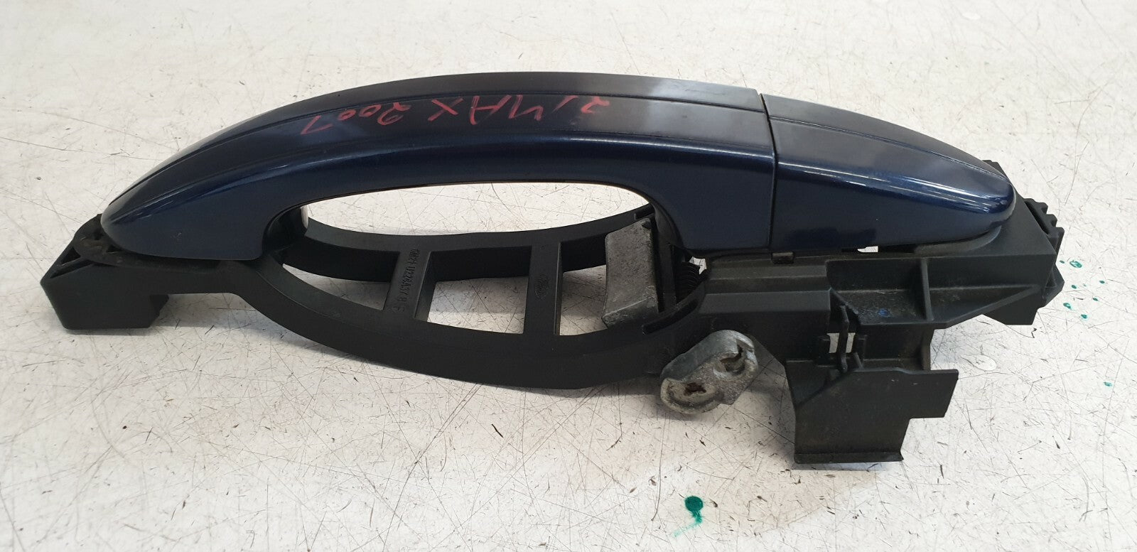 FORD S MAX 2007 NSF PASSENGER SIDE FRONT EXTERIOR DOOR HANDLE BLUE 6M21U224A37B