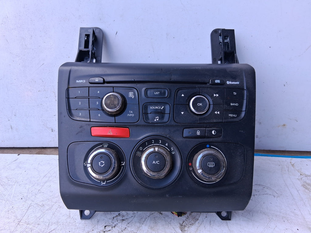2013 CITROEN C4 MK2 HEATER AC CLIMATE CONTROL SWITCH PANEL