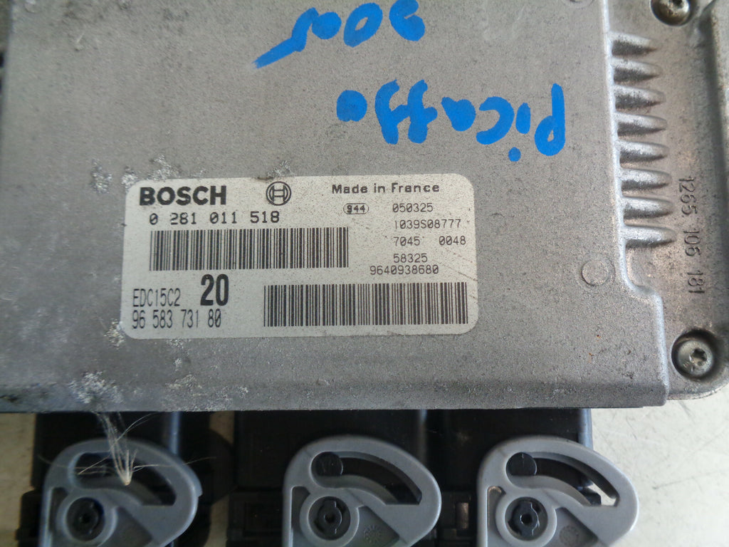 CITROEN XSARA PICASSO 1.6 HDI DIESEL ECU ENGINE CONTROL MODULE UNIT 9658373180