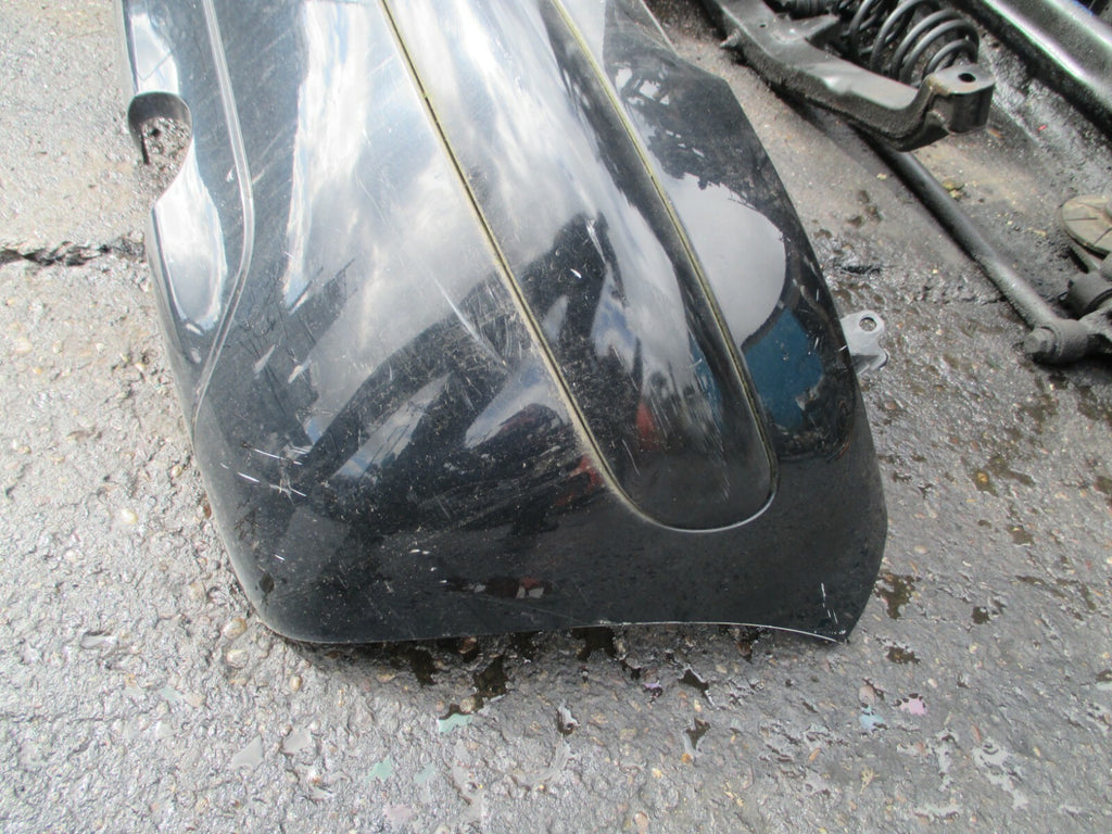 CITROEN C3 2006 COMPLETE REAR BACK BLACK PLASTIC GLOSS BLACK BUMPER