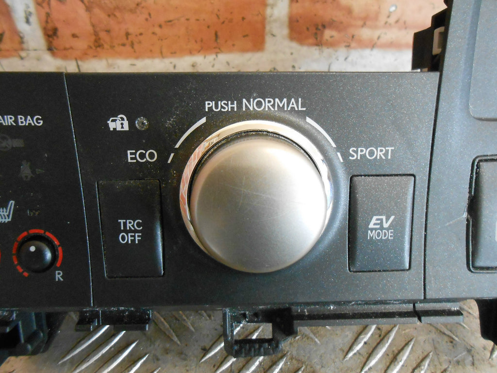 LEXUS CT 200h 2015 TRC OFF EV MODE SELECT BUTTON PANEL 75H282