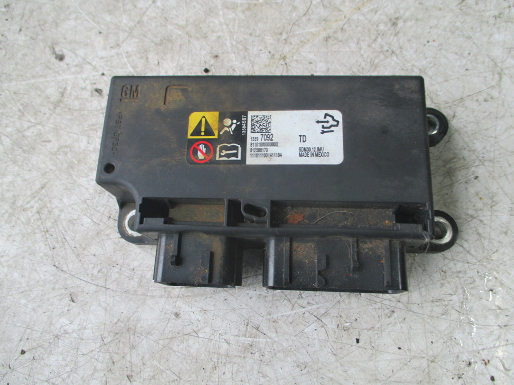 VAUXHALL CORSA E 2018 ECU SAFETY BAG CONTROL MODULE 13597092