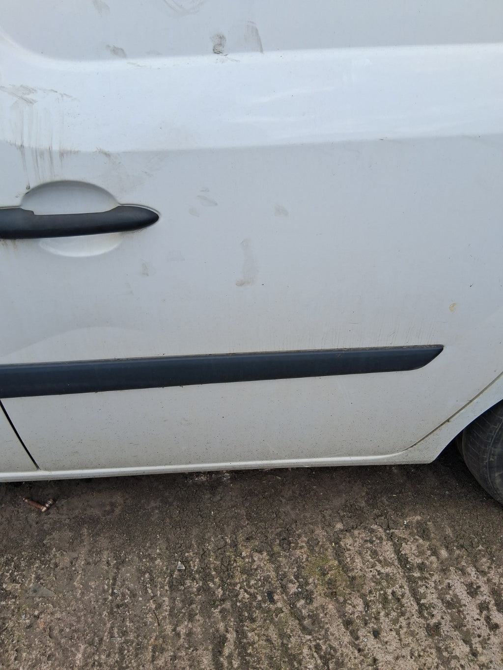 2020 RENAULT KANGOO MK2 FACELIFT NS PASSENGER SIDE COMPLETE SLIDING DOOR WHITE