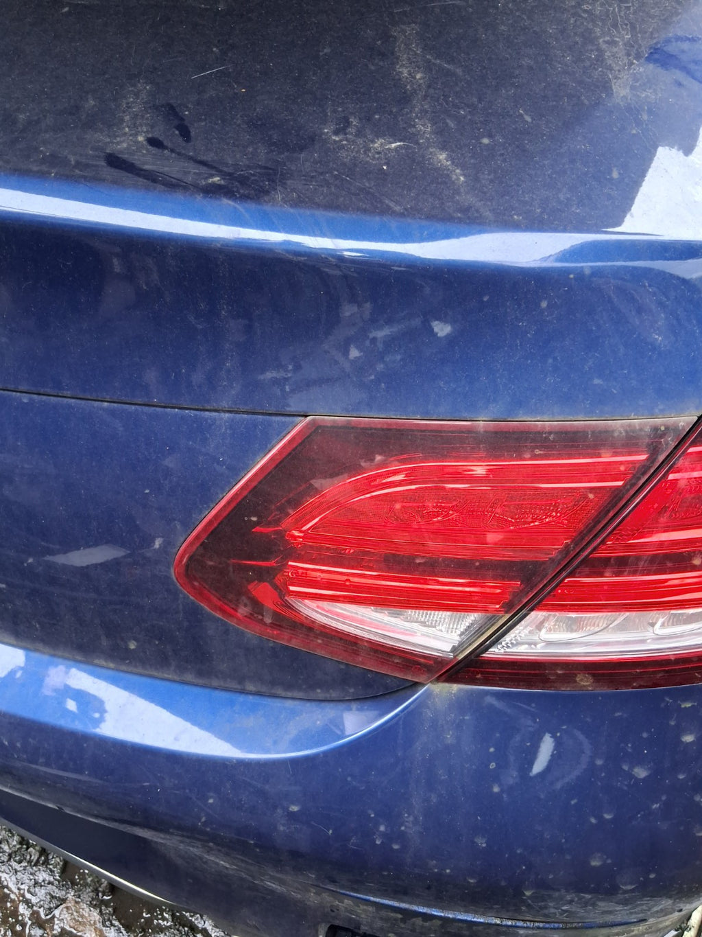 2021 MERCEDES C CLASS C205 COUPE OSR DRIVER SIDE REAR RIGHT INNER TAIL LIGHT