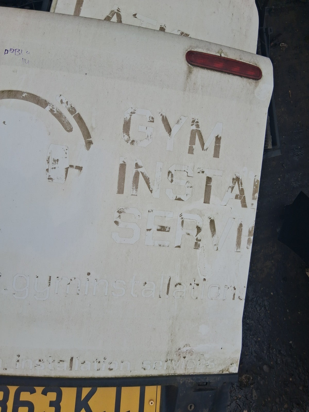 2013 FIAT DOBLO MK2 NSR PASSENGER SIDE REAR LEFT COMPLETE DOOR WHITE