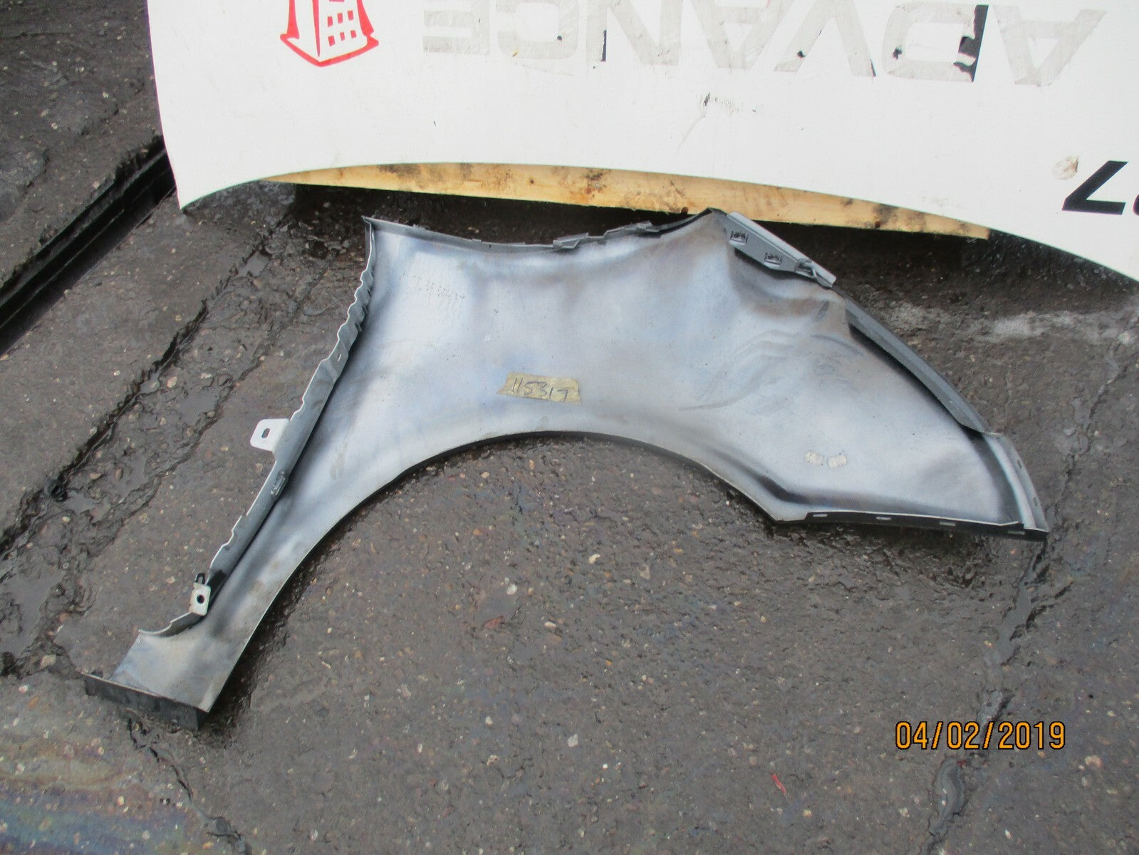 CITROEN C4 PICASSO MK1 NSF PASSENGER SIDE FRONT WING PANEL EZWD GRIS FER