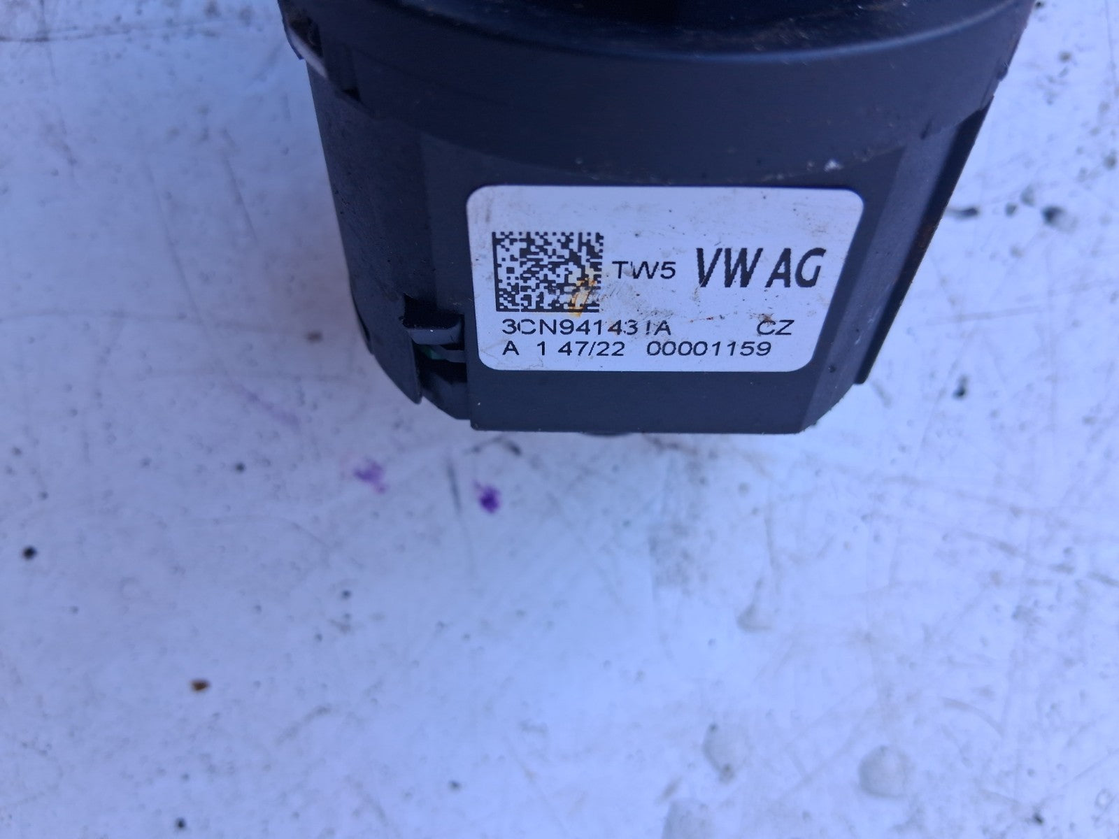 2023 VW VOLKSWAGEN TIGUAN HEADLIGHT ADJUSTER CONTROL SWITCH PANEL 3CN941431A