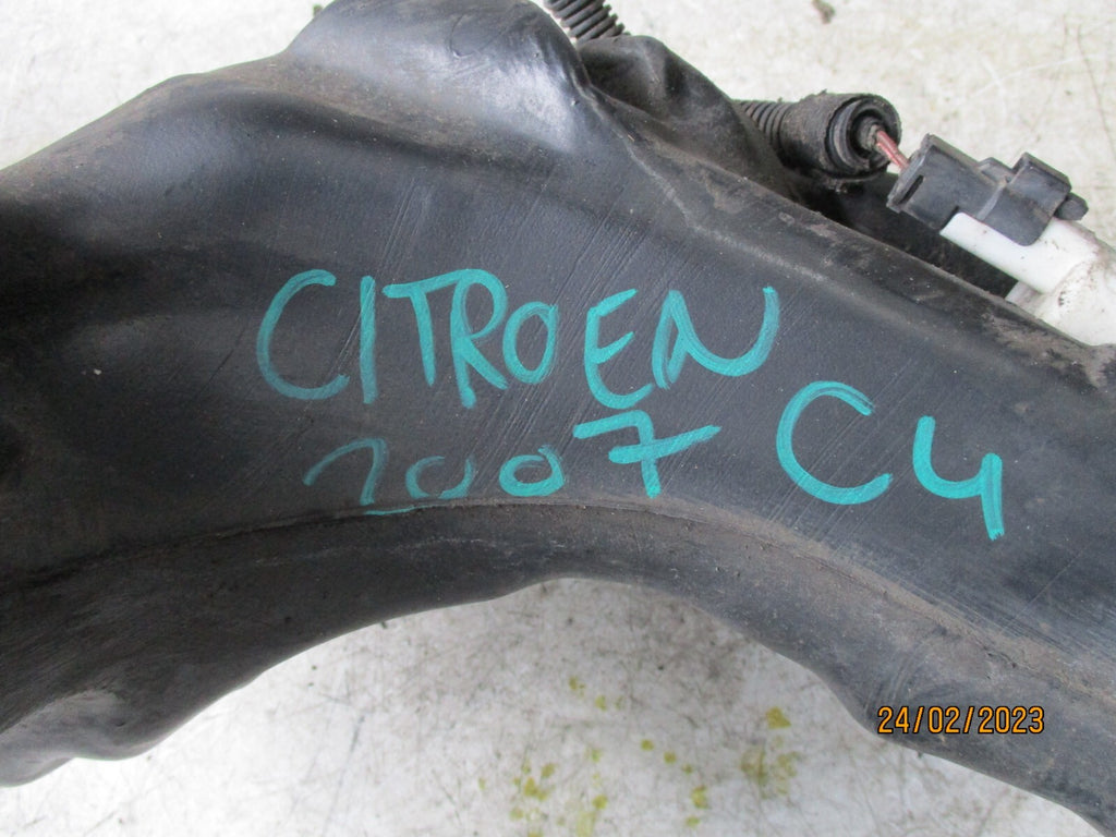 CITROEN C4 2007 HATCHBACK WASHER BOTTLE WITH WASHER PUMP 9658685280