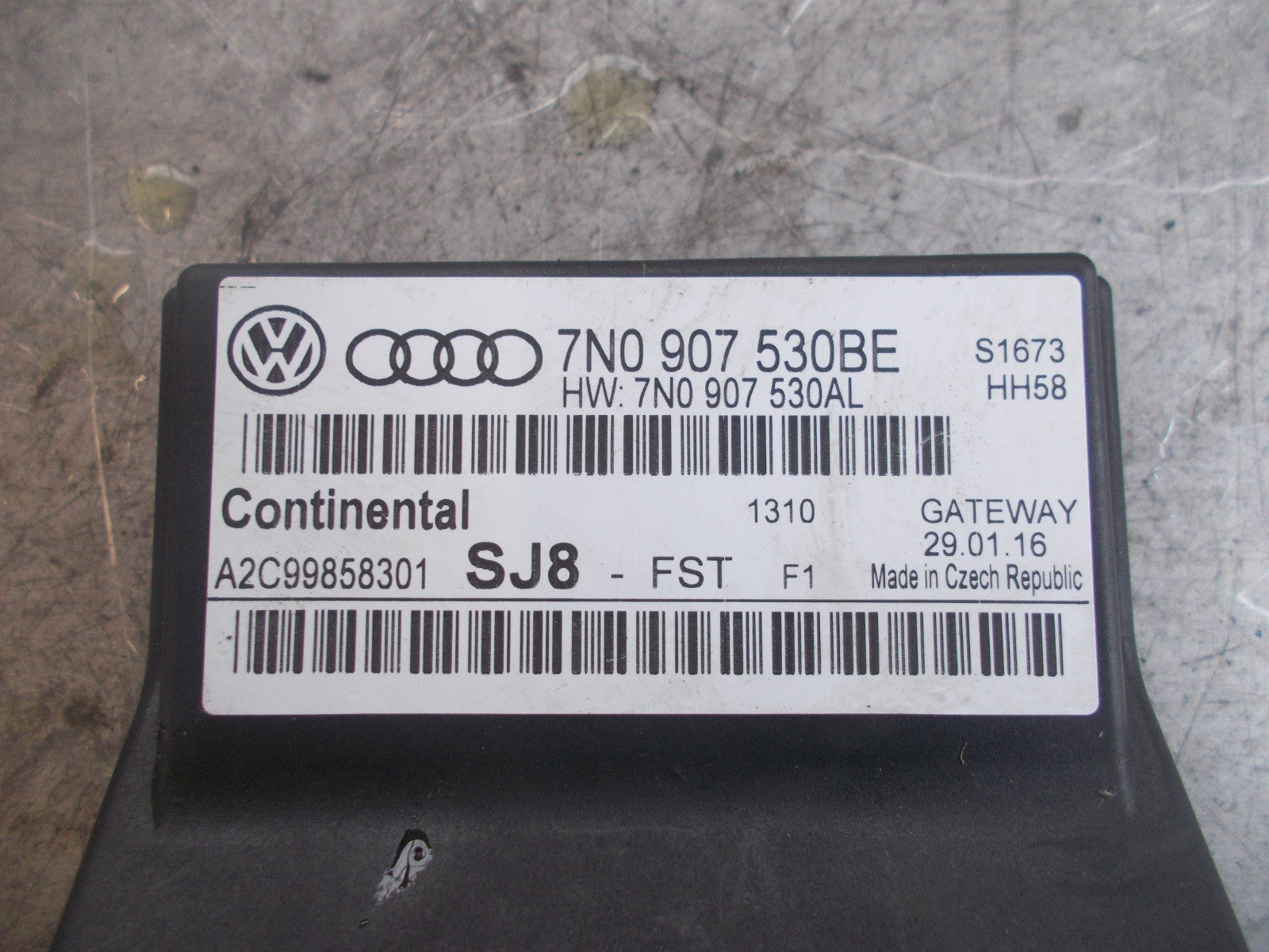 VW TIGUAN 5N (MK1) 2007-2017 GATEWAY CONTROL ECU MODULE 7N0907530BE