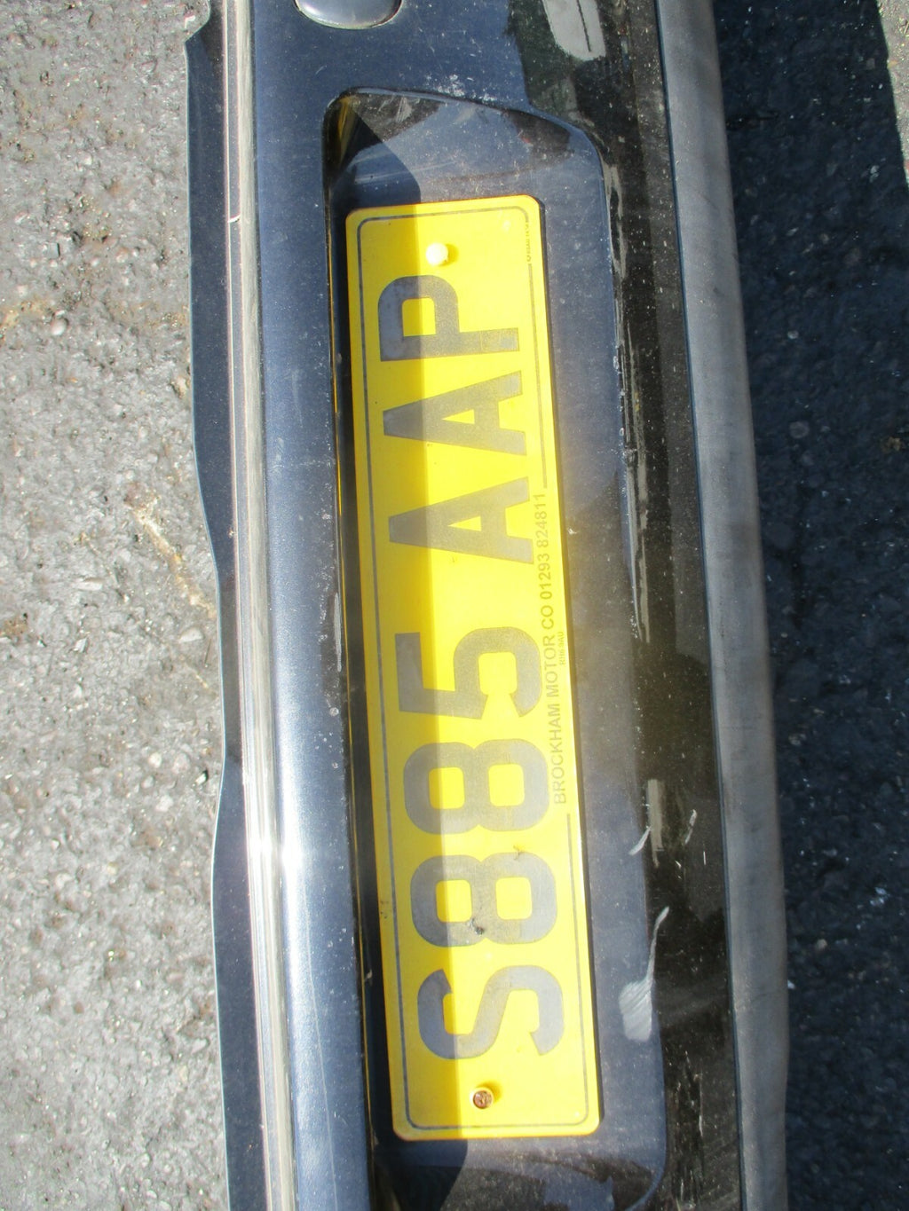 VW VOLKSWAGEN GOLF CABRIO 1998 REAR BACK PLASTIC BUMPER IN BLACK