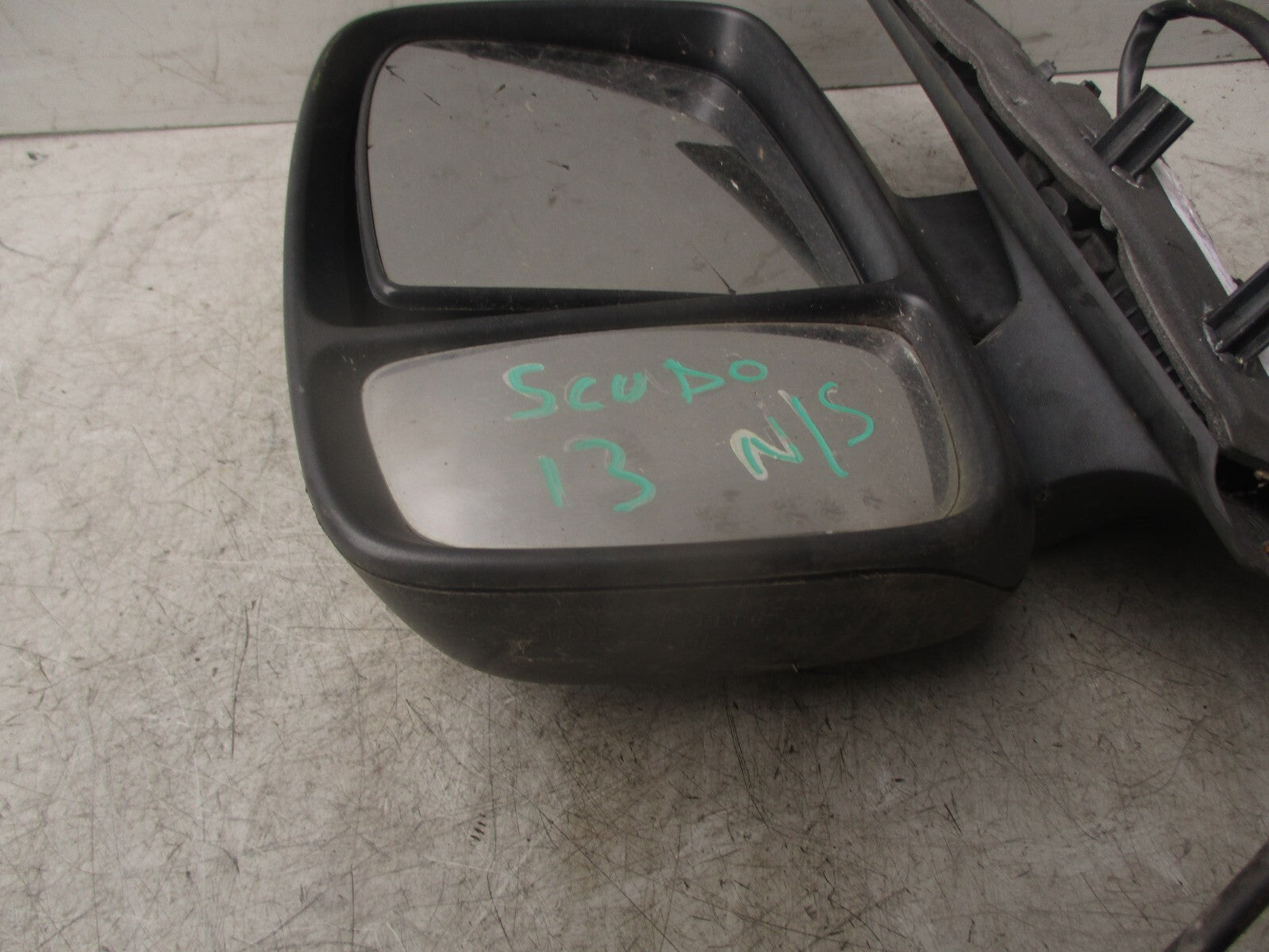 2013 FIAT SCUDO 165 MK2 NSF PASSENGER SIDE FRONT LEFT WING MIRROR
