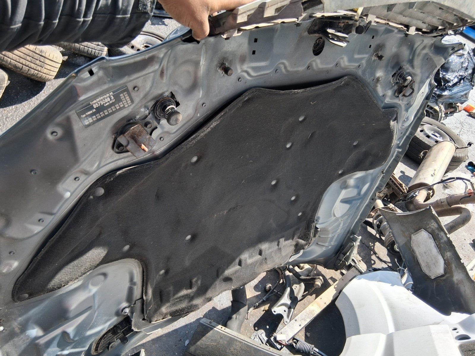 MERCEDES BENZ E CLASS W211 2004 BONNET HOOD