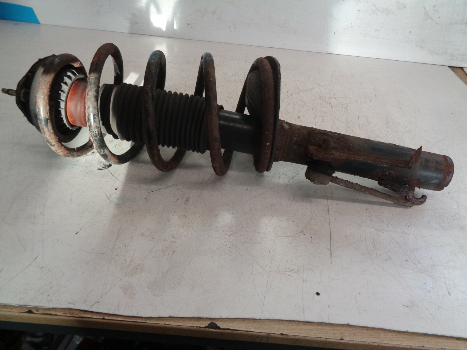 FORD TRANSIT CONNECT 2005 OSF DRIVER SIDE FRONT SHOCK COIL SPRING 2T1418057DJ