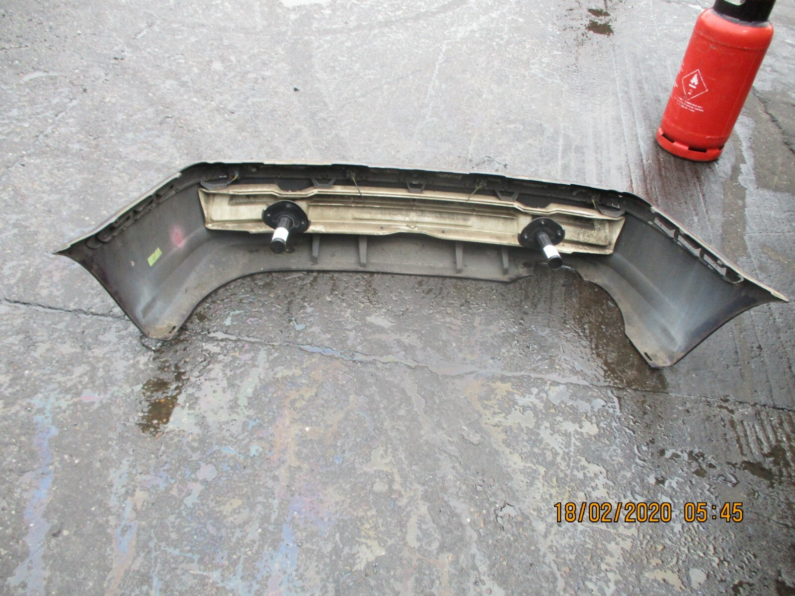 BMW 3 SERIES E46 MK4 2004 REAR BUMPER PURPLE