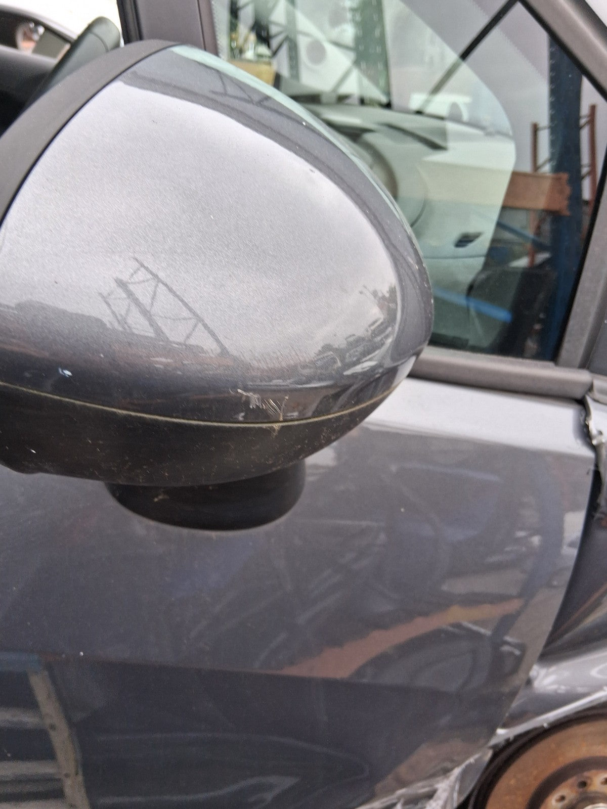 2017 VAUXHALL MERIVA B MK2 OSF DRIVER SIDE FRONT RIGHT WING MIRROR GREY