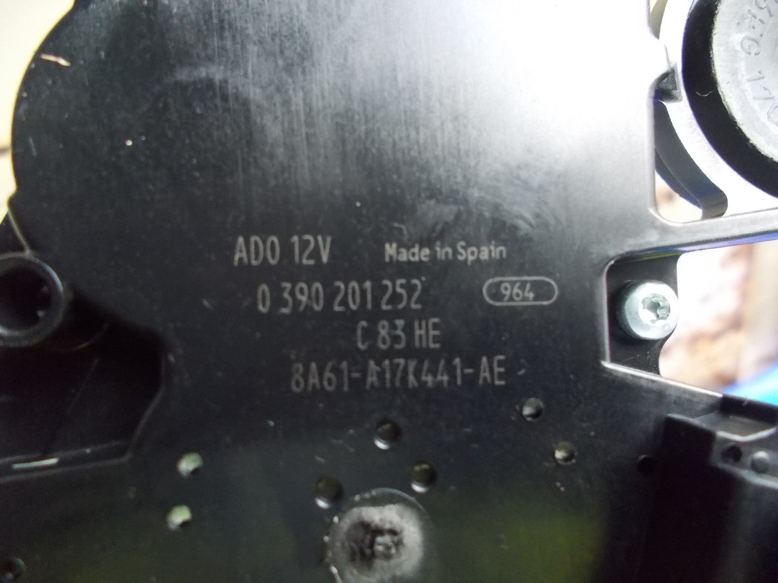 2015 FORD FIESTA MK6 REAR WIPER MOTOR 8A61A17K441AE