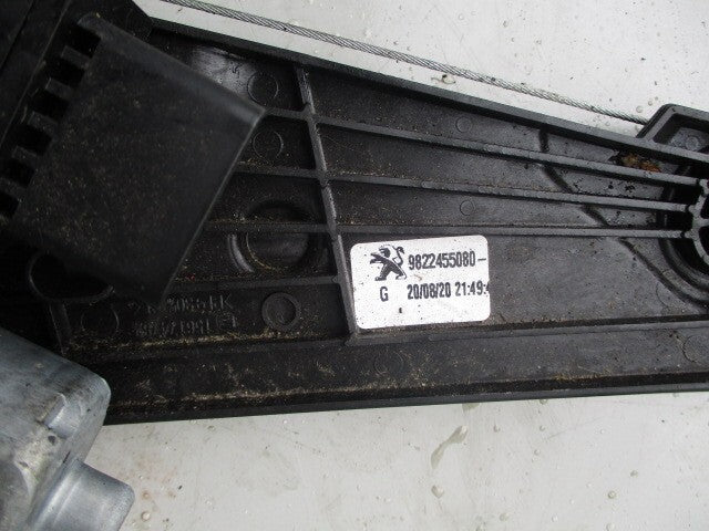 CITROEN C5 AIRCROSS 2020 NSR PASSENGER REAR WINDOW MOTOR REGULATOR 9822455080