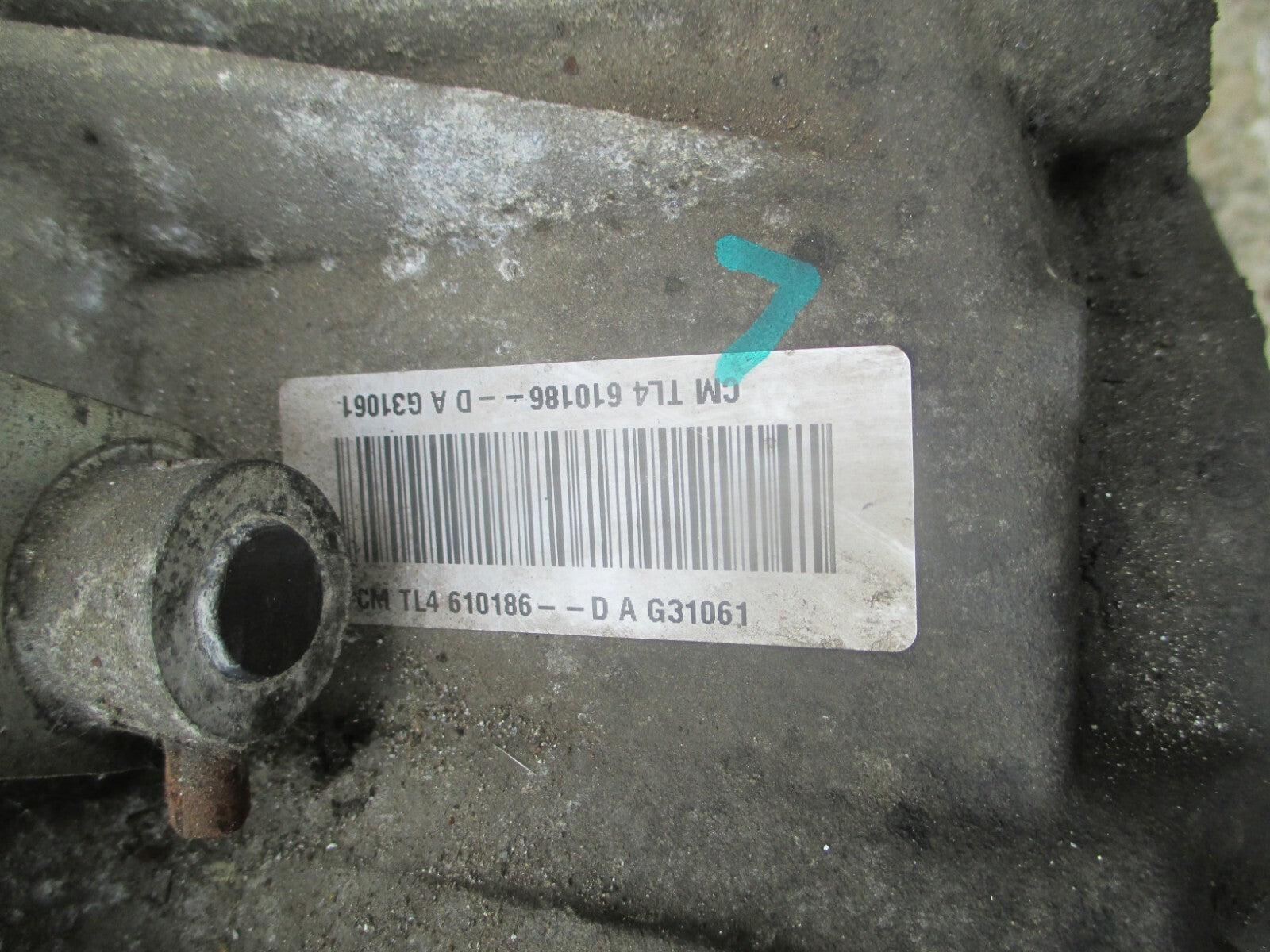 RENAULT MEGANE SCENIC MANUAL GEARBOX TRANSMISSION TL4 610186 DA TL4K9K    GB7