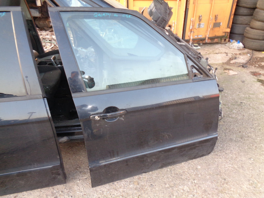 FORD GALAXY MK3 2014 OSF DRIVER SIDE FRONT DOOR BLACK G6