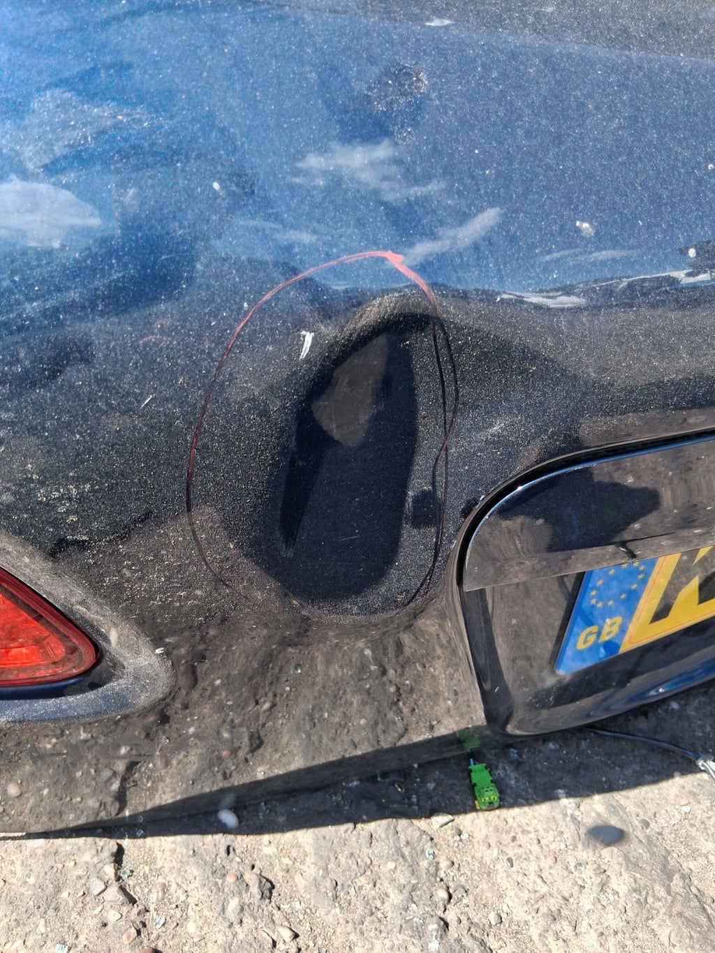 2008 NISSAN QASHQAI J10 MK1 COMPLETE TAILGATE BOOTLID BLUE