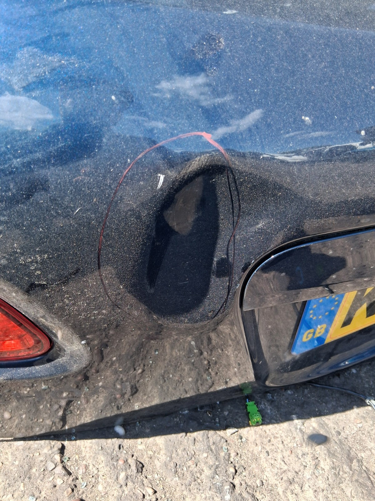 2008 NISSAN QASHQAI J10 MK1 COMPLETE TAILGATE BOOTLID BLUE