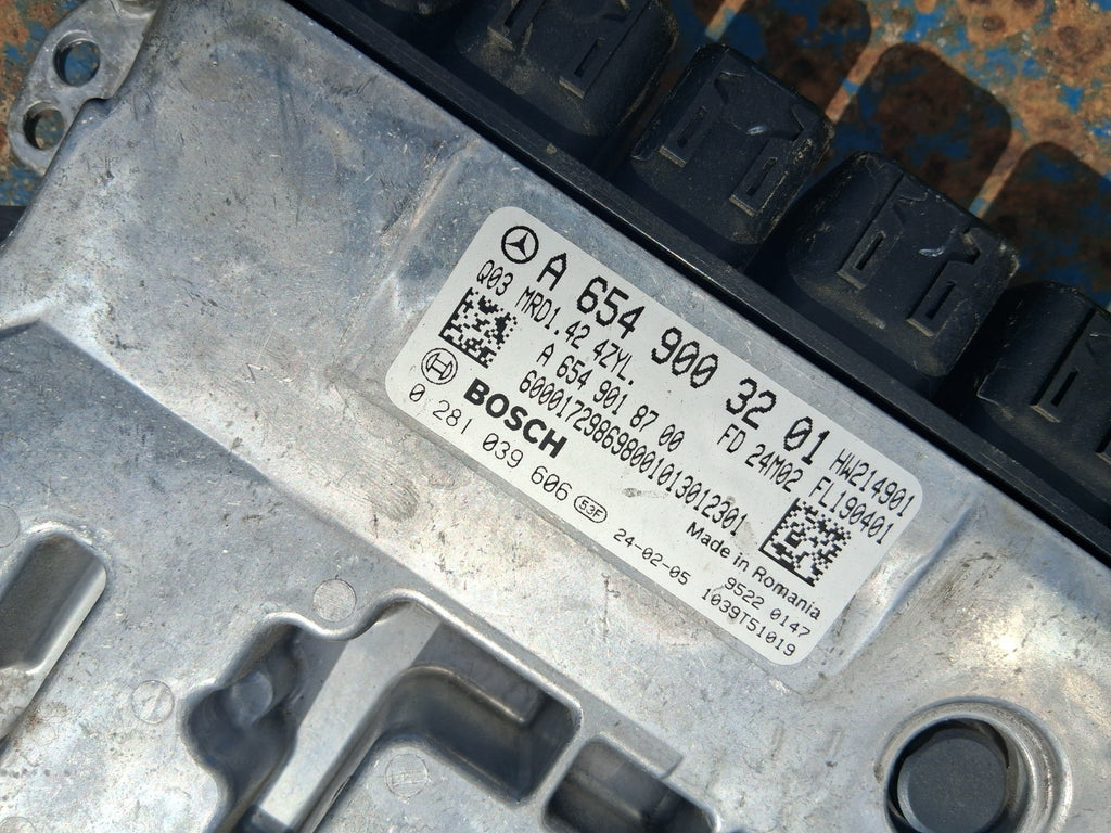 2024 MERCEDES BENZ SPRINTER W907 2.0 ECU ENGINE CONTROL UNIT A6549003201