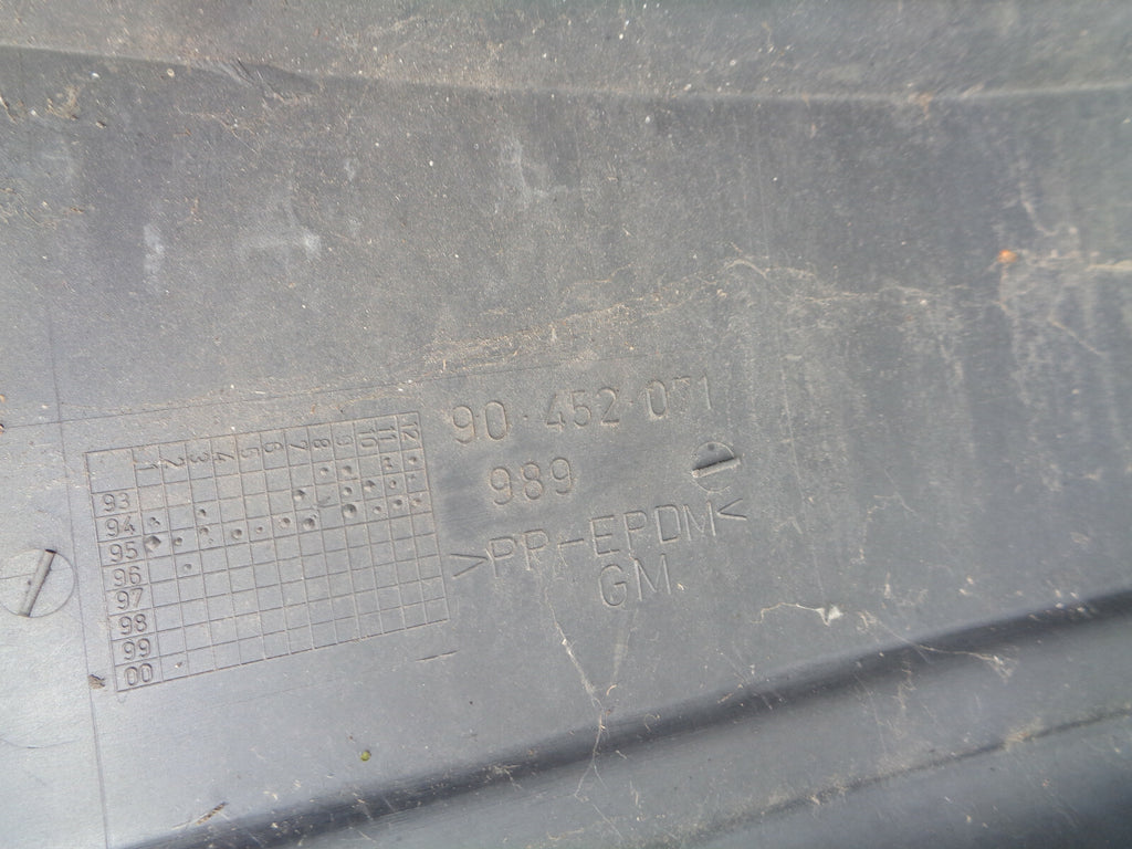 VAUXHALL ASTRA F MK3 1996 REAR COMPLETE BUMPER PLASTIC