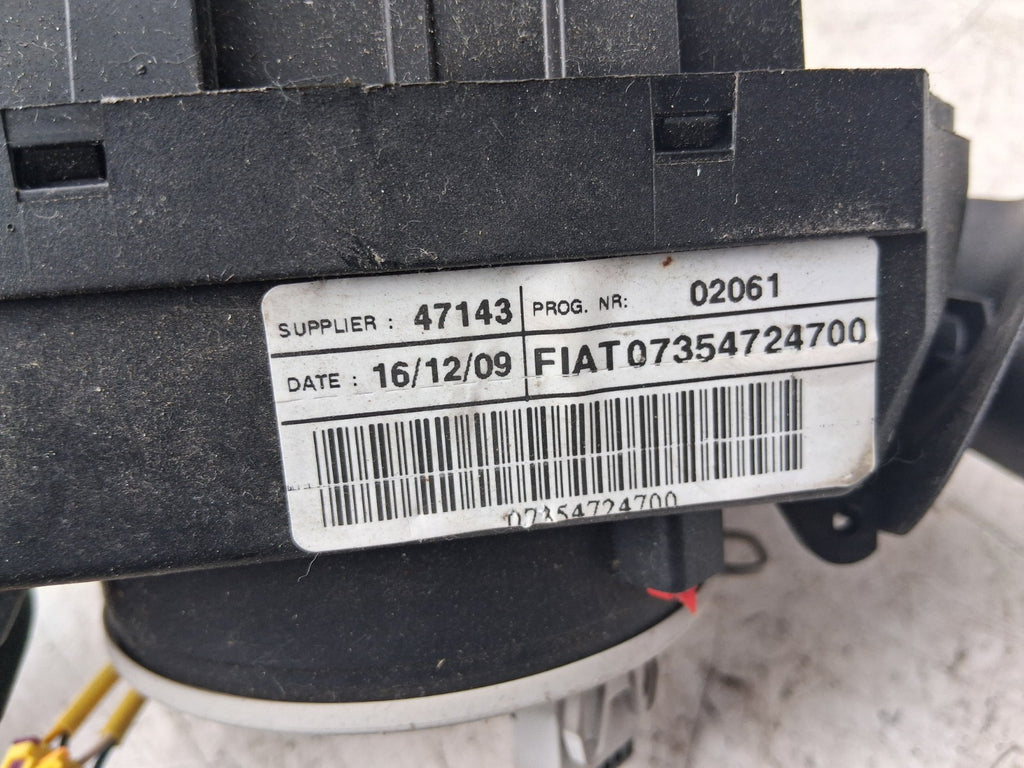 2010 FIAT 500 LOUNGE MK1 INDICATOR WIPER SWITCH STALK SQUIB 07354724700