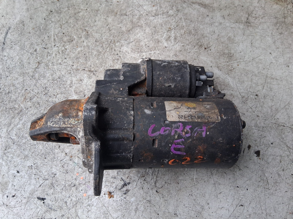 2018 VAUXHALL CORSA E MK4 1.4 PETROL STARTER MOTOR 986026120