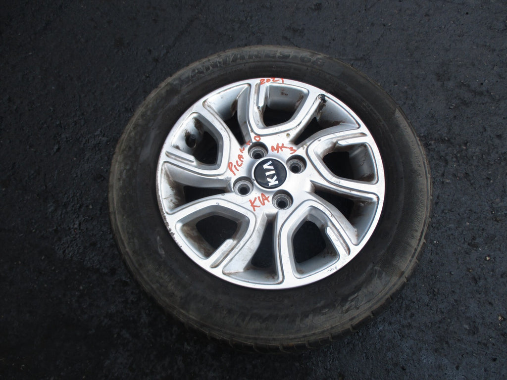 KIA PICANTO MK3 2021 ALLOY WHEEL WITH TYRE 175/65R14