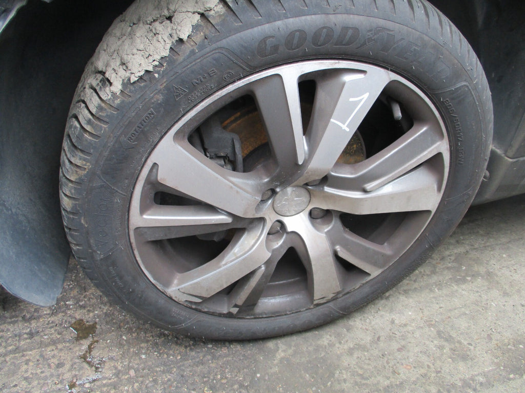 PEUGEOT 2008 2018 MK1 17 INCH ALLOY WHEEL WITH TYRE 205/50R17 REF 1