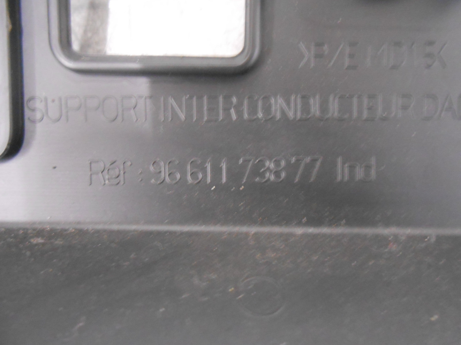 PEUGEOT 308 MK1 2010 OS DRIVER SIDE CUBBY POCKET POT BLACK 9661173877