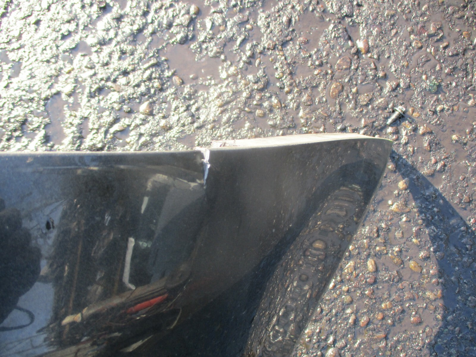ALFA ROMEO GT 2004 REAR BACK BUMPER BLACK