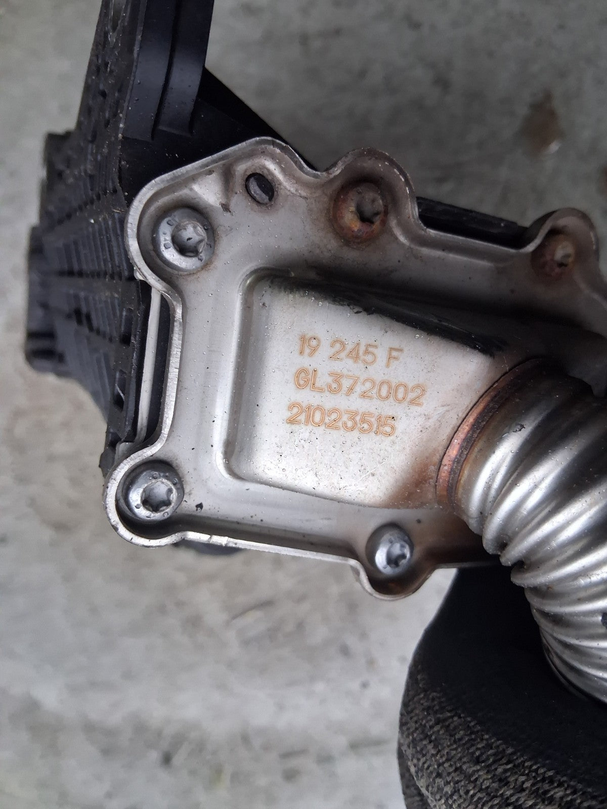 2019 PEUGEOT PARTNER EGR VALVE & COOLER 9813050280